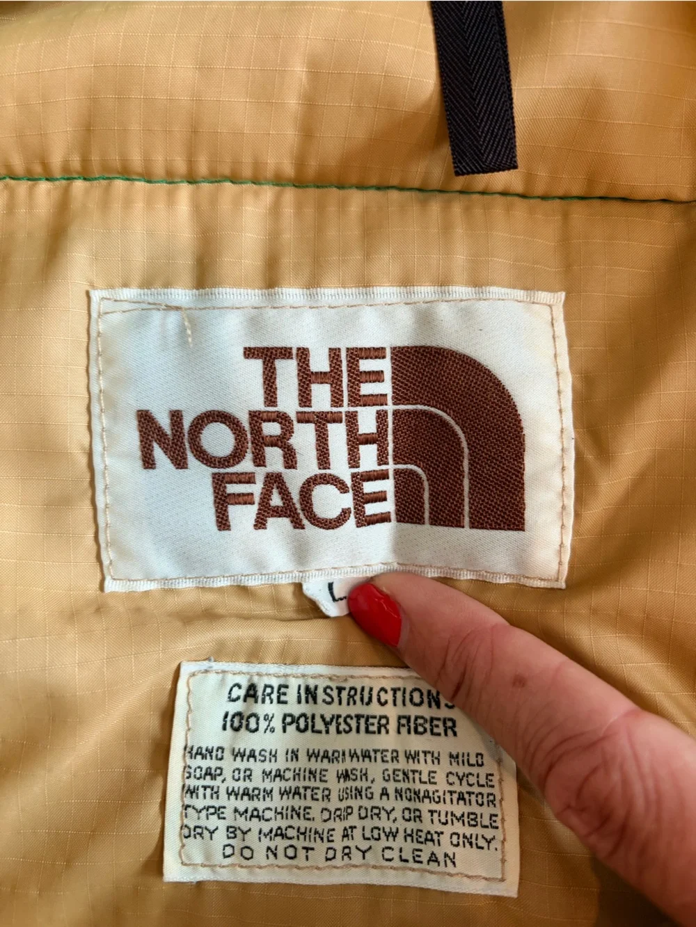 Vintage The North Face Green Puffer Jacket